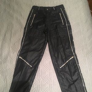 Vintage 1980 Bugle Boy Zipper nylon pants